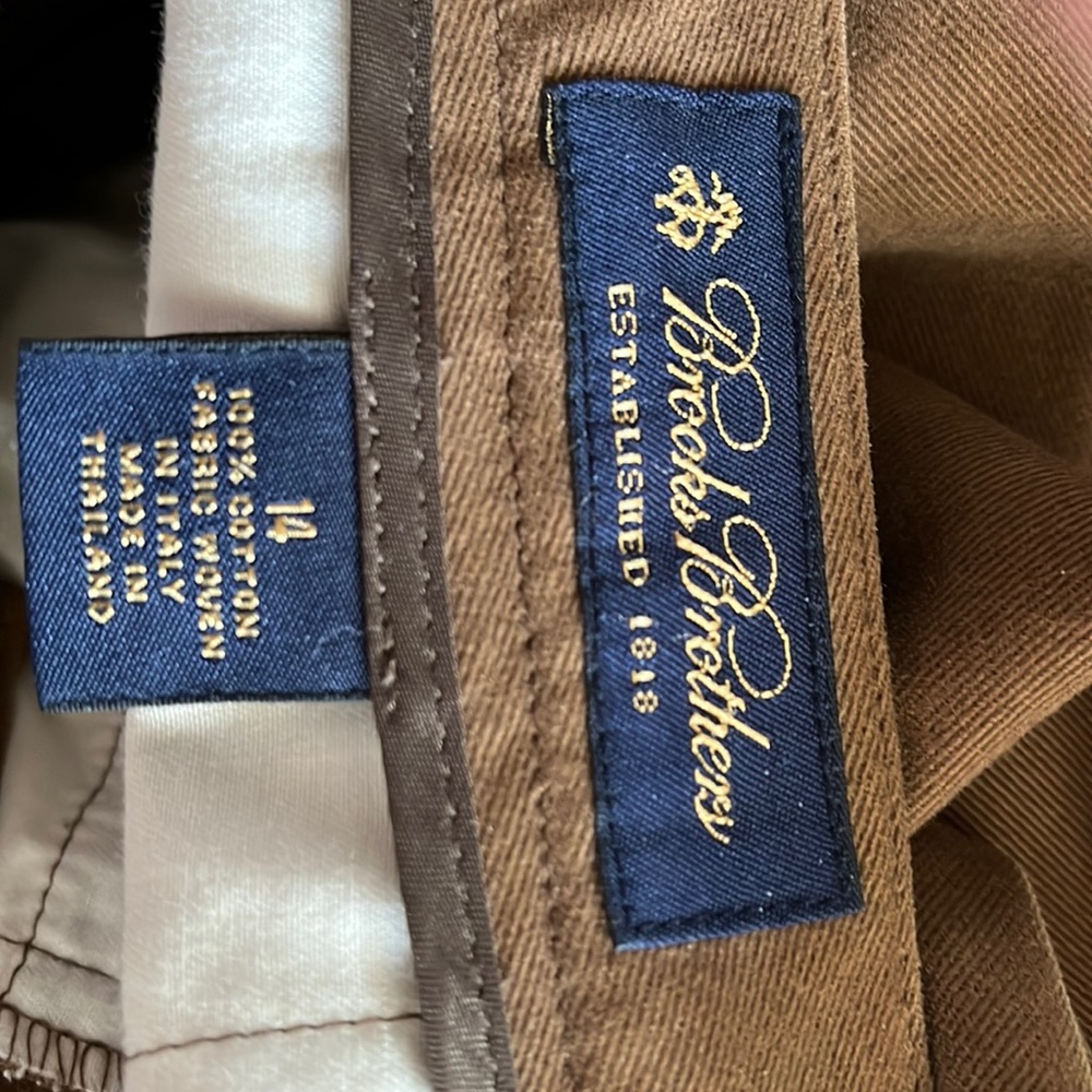 Brushed cotton wide leg slacks